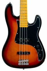 Solid body electric bass Markbass MB GV 4 Gloxy CR MP Passive - 3-tone sunburst