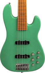 Solid body electric bass Markbass MB GV 5 Gloxy Val CR MP - Surf green