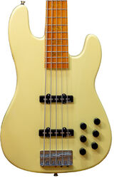Solid body electric bass Markbass MB GV 5 Gloxy Val CR MP - Cream