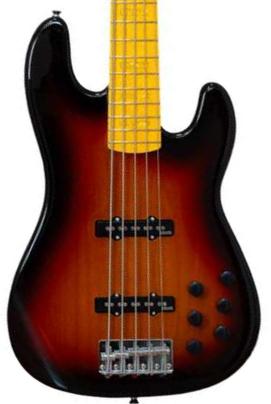 Solid body electric bass Markbass MB GV 5 Gloxy Val CR MP - 3-Tone Sunburst