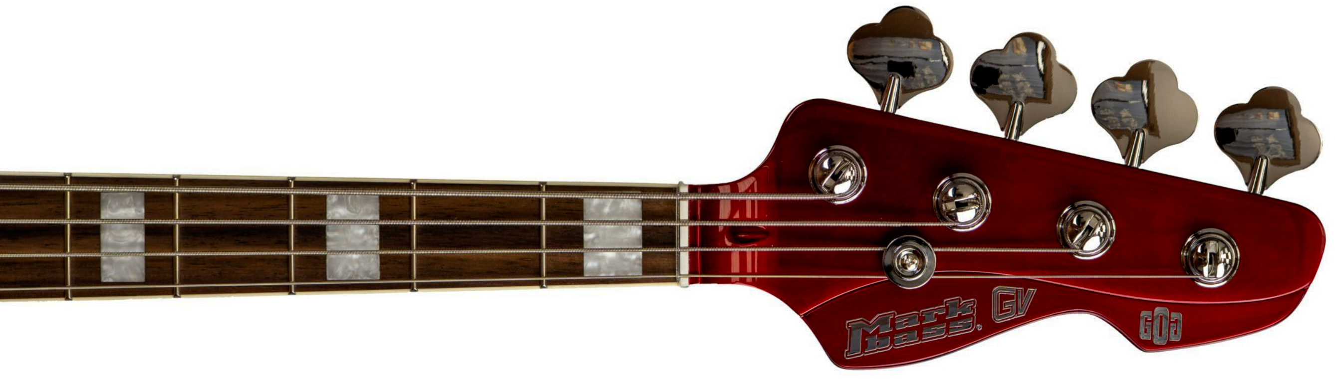 Markbass Mb Gv 4c Cr Rw Fc Passive Gloxy Gog Rw - Red Passion - Solid body electric bass - Variation 2