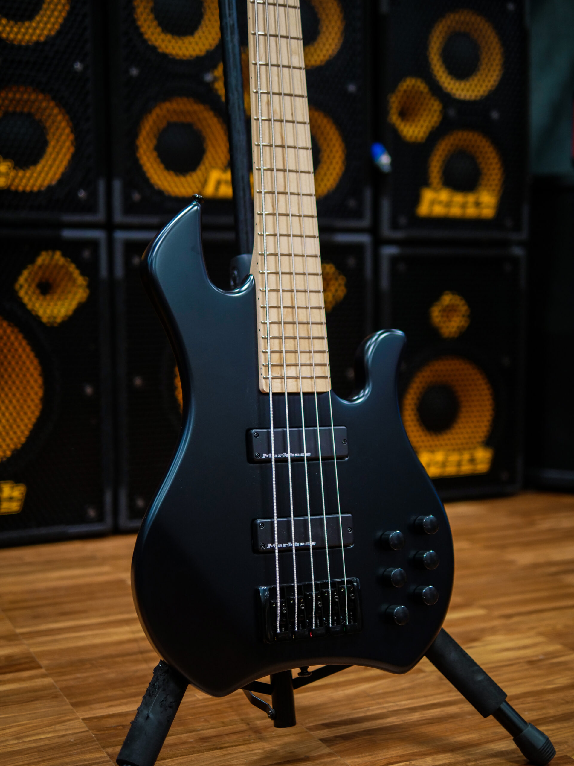 Markbass Mb Kimandu Bk Mp 5c Gloxy Active Mn - Black - Solid body electric bass - Variation 2