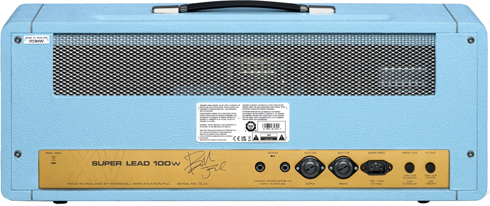 Marshall Billie Joe Armstrong 1959 Bja Handwired Head Signature 100w El34 - Electric guitar amp head - Variation 1