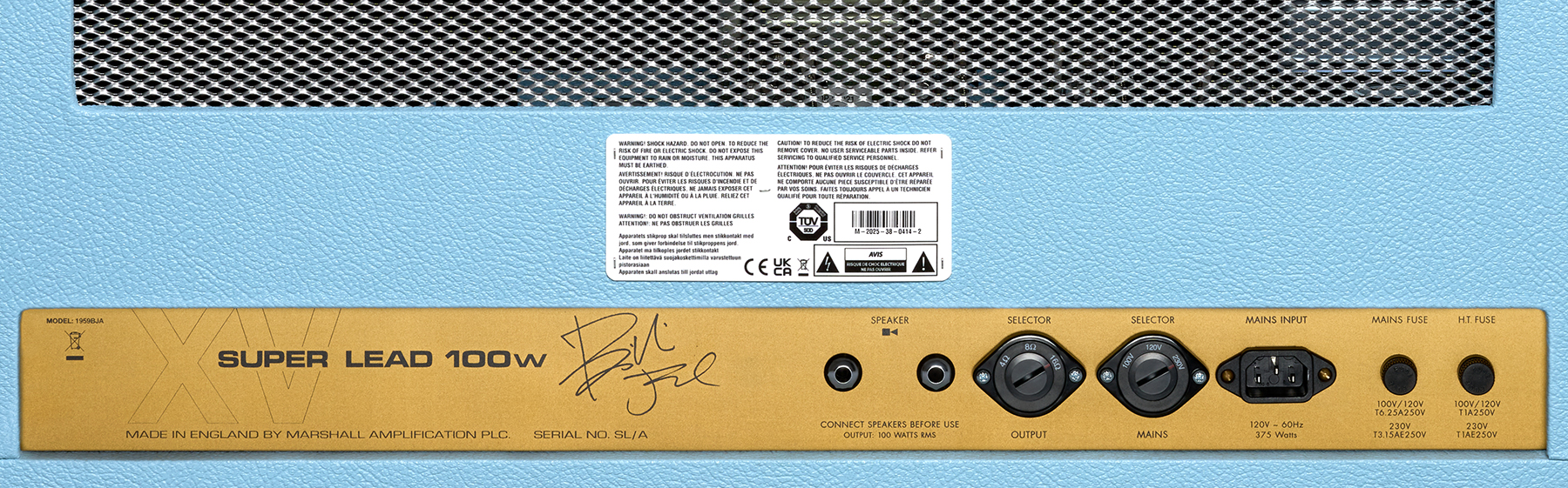 Marshall Billie Joe Armstrong 1959 Bja Handwired Head Signature 100w El34 - Electric guitar amp head - Variation 4