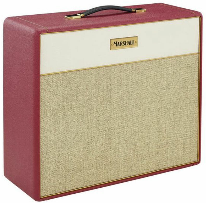 Marshall 1974cx Handwired Vintage Reissue Cab 1x12 20w 16-ohms Maroon/cream Levant - Electric guitar amp cabinet - Main picture