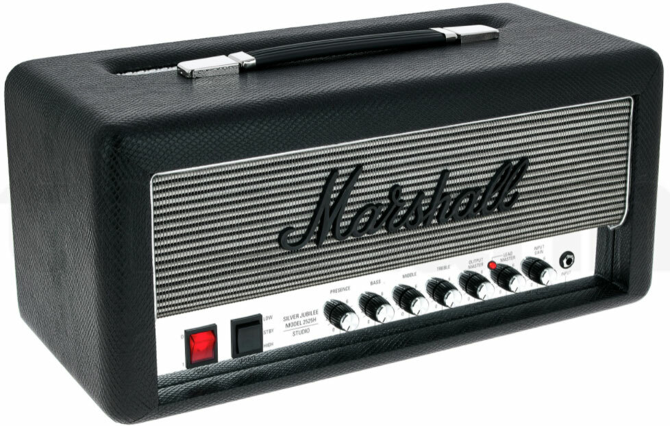 Marshall 2525h Mini Silver Jubilee Head 20w Black Snakeskin - Electric guitar amp head - Main picture