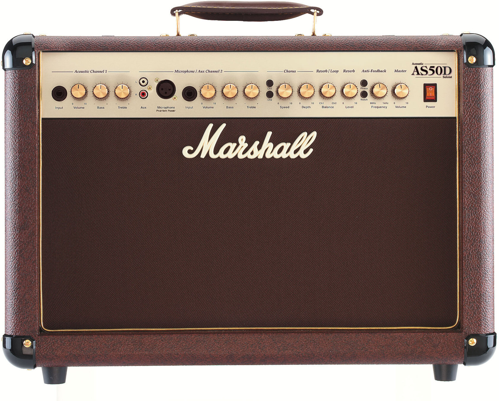 Marshall As50d Acoustic 2x8 50w - Electric guitar combo amp - Main picture