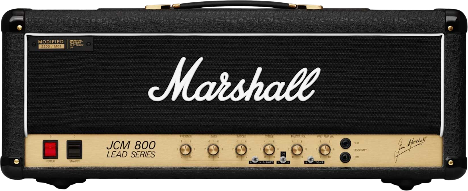 Marshall Jcm800 Modified 2203 100w El34 - Electric guitar amp head - Main picture