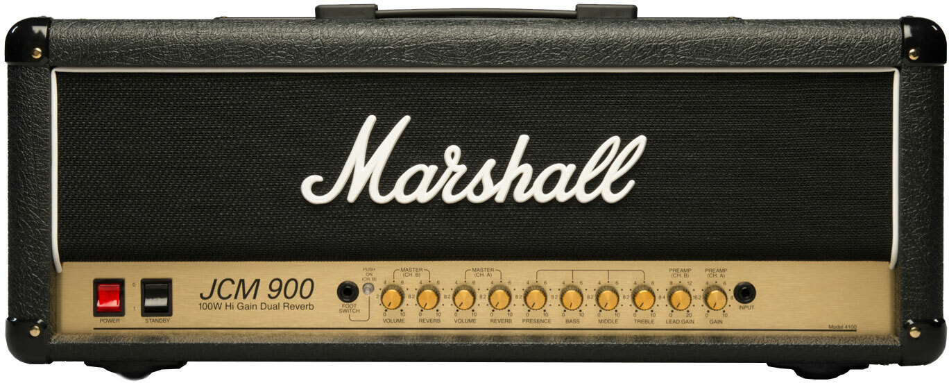 Marshall Jcm900 4100 Head Vintage Reissue 100w - Electric guitar amp head - Main picture
