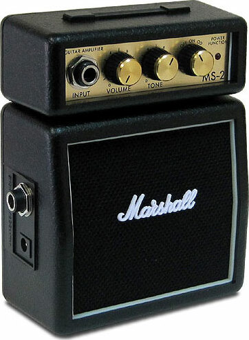 Marshall Ms-2 Micro Amp Black - Mini guitar amp - Main picture