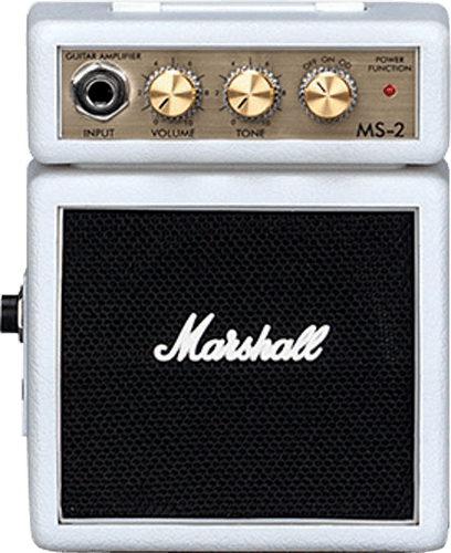 Marshall Ms-2 White - Mini guitar amp - Main picture