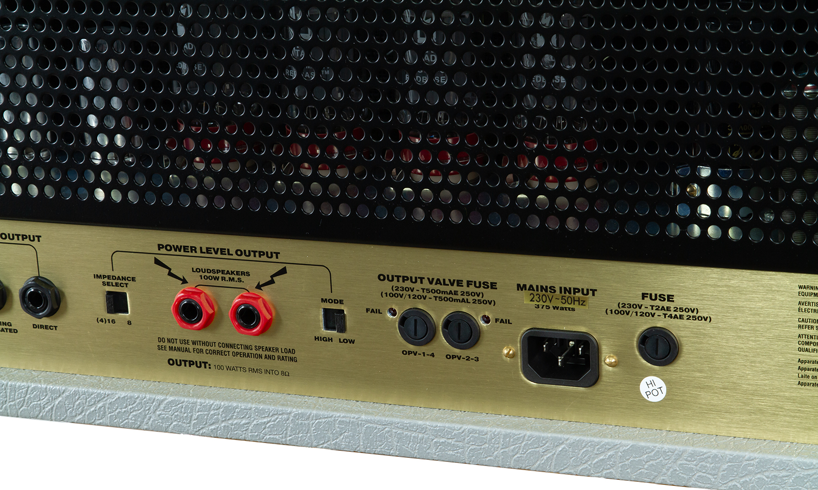 Marshall Jcm900 4100 Vintage Reissue Head 100w El34 Silver - Electric guitar amp head - Variation 5