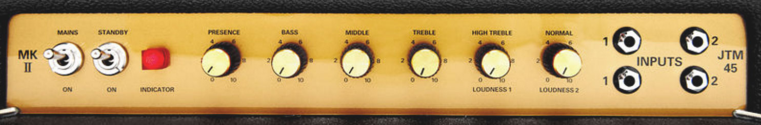 Marshall Jtm45 2245 Head Vintage Reissue 30w - Electric guitar amp head - Variation 3