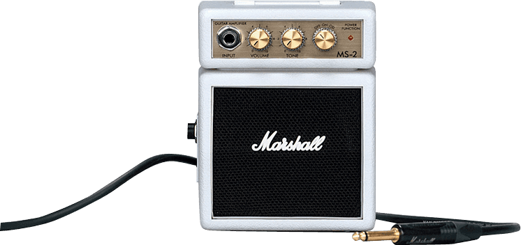 Marshall Ms-2 White - Mini guitar amp - Variation 1
