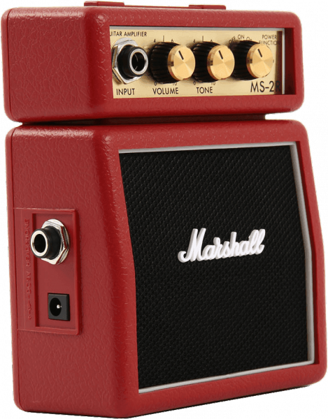 Mini guitar amp Marshall MS-2 Red