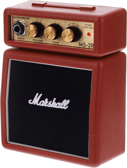 Marshall Ms-2 Red - Mini guitar amp - Variation 1