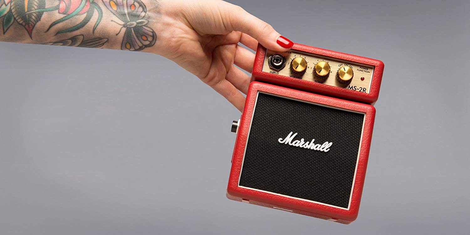 Marshall Ms-2 Red - Mini guitar amp - Variation 4