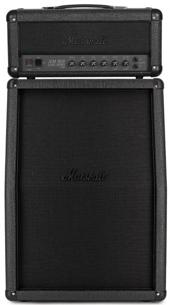 Electric guitar amp stack Marshall Studio Classic SC20H Head + SC212 Cab Stack - Stealth Black