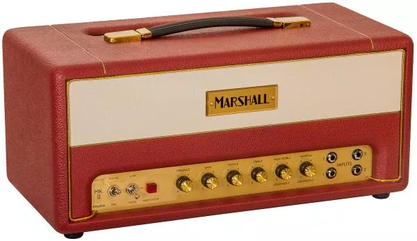 Electric guitar amp head Marshall Studio Vintage SV20H Ltd - Maroon/Cream Levant