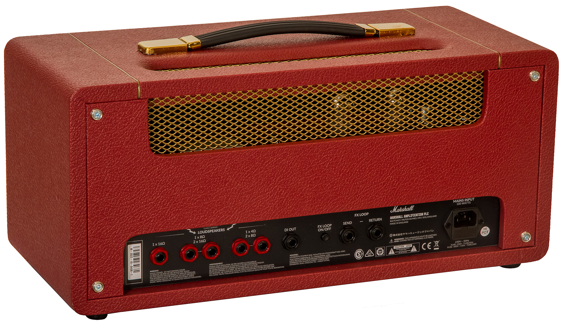 Marshall Studio Vintage Sv20h Head 5/20w Ltd Maroon/cream Levant - Electric guitar amp head - Variation 1