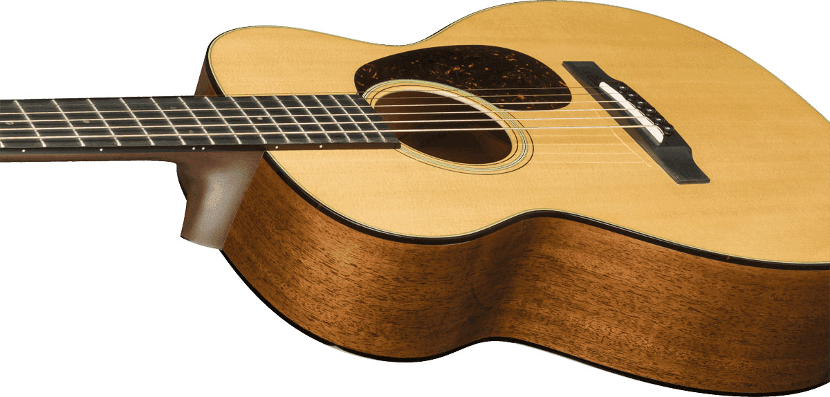 Martin 0-18 Standard Parlor Epicea Acajou - Natural - Acoustic guitar & electro - Variation 2