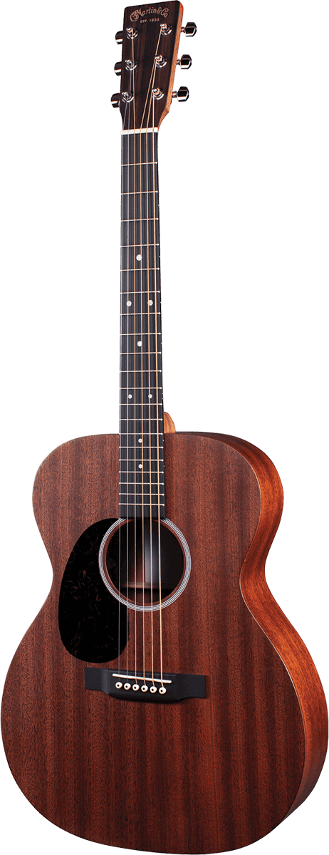 Martin 000-10e Road Tout Sapele Gaucher + Housse - Natural - Electro acoustic guitar - Variation 1