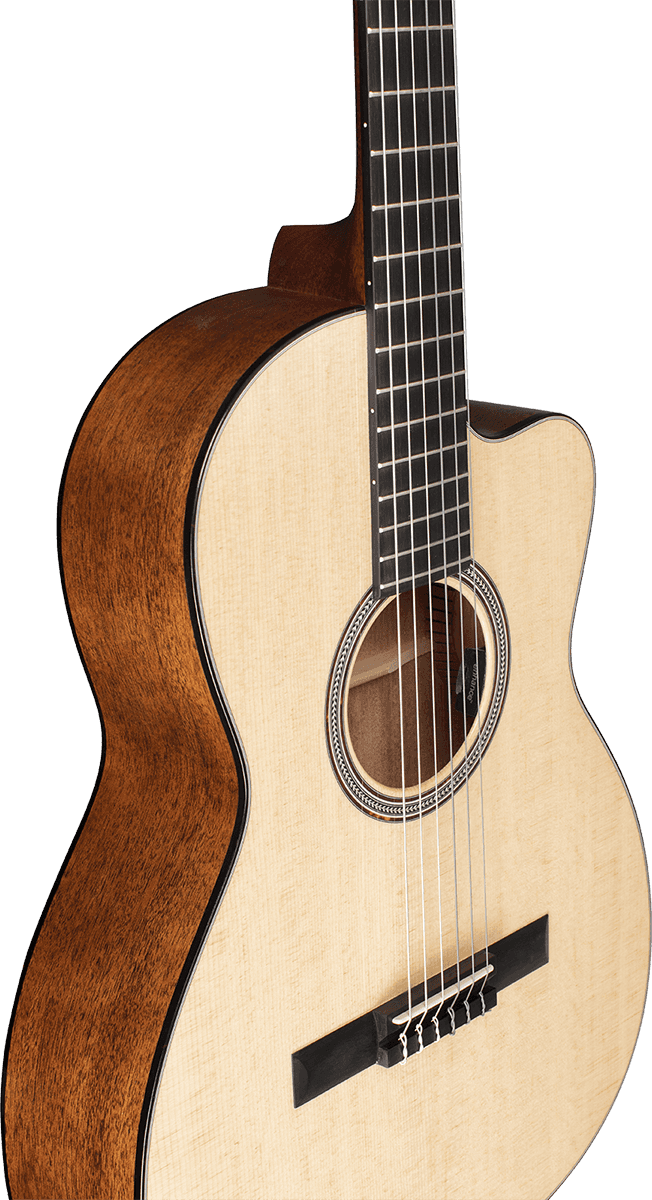 Martin 000c12-16e Nylon Auditorium Cw Epicea Acajou Eb - Natural - Classical guitar 4/4 size - Variation 4