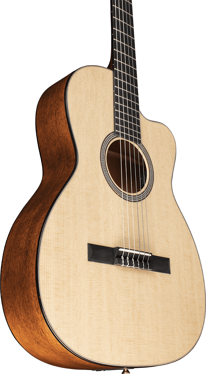 Martin 000c12-16e Nylon Auditorium Cw Epicea Acajou Eb - Natural - Classical guitar 4/4 size - Variation 5