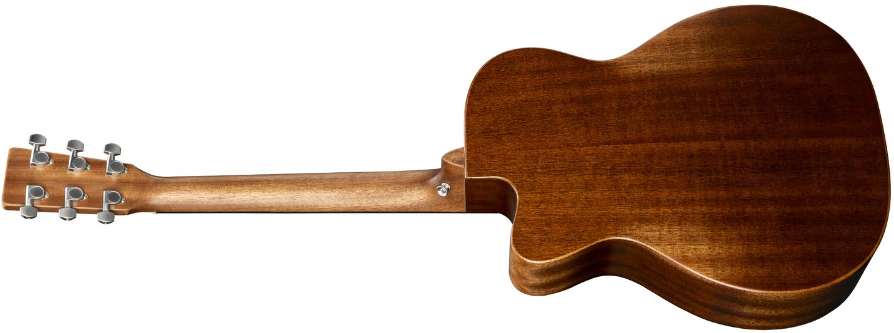 Martin 000cjre Junior Streetmaster 000 Pan Coupe Tout Sapele Ric - Dark Mahogany Distressed - Folk guitar - Variation 1