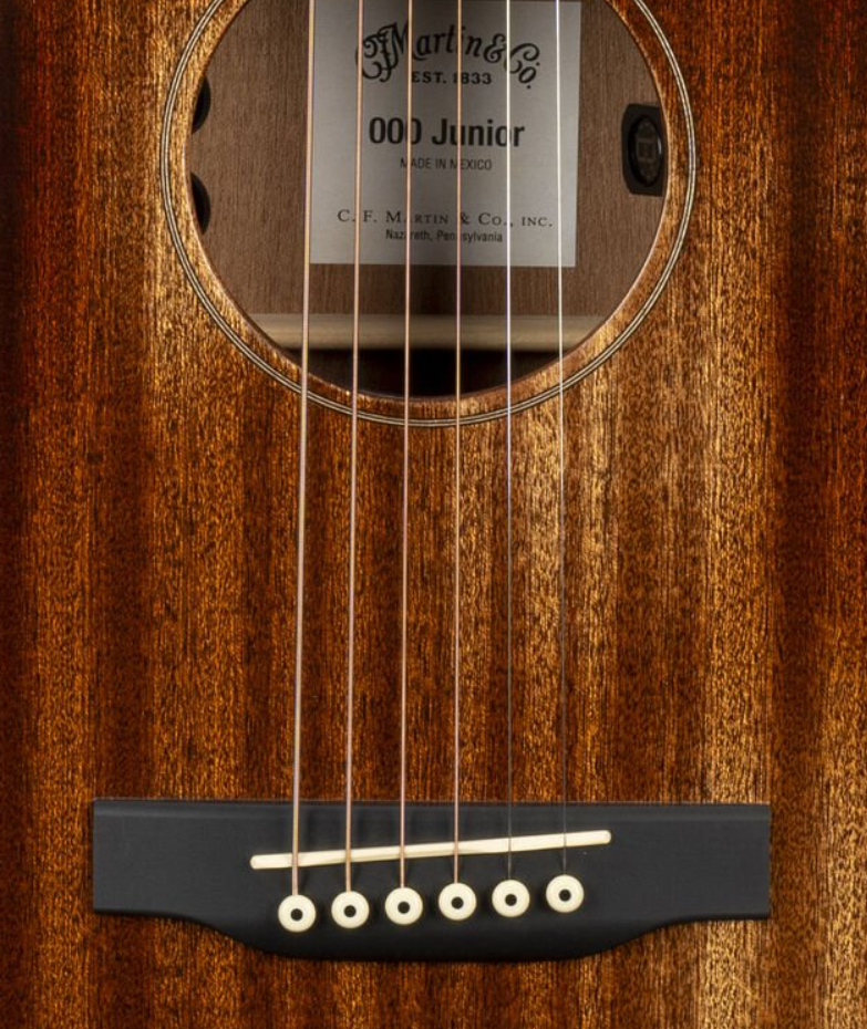 Martin 000cjre Junior Streetmaster 000 Pan Coupe Tout Sapele Ric - Dark Mahogany Distressed - Folk guitar - Variation 2