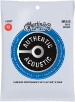 MA140 Acoustic Guitar 6-String Set Authentic SP 80/20 Bronze 12-54 - set of strings