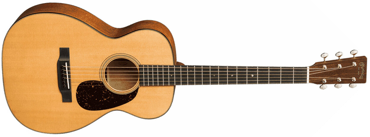 Martin 0-18 Standard Parlor Epicea Acajou - Natural - Acoustic guitar & electro - Main picture