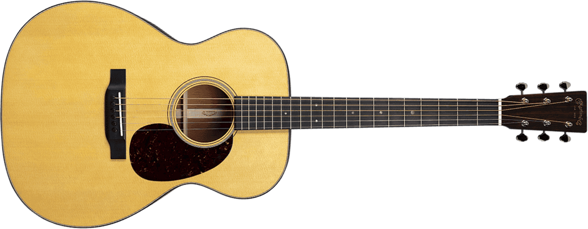 Martin 00018 Standard Golden Era 000 Shsc Tout Acajou Eb - Gloss Natural - Folk guitar - Main picture
