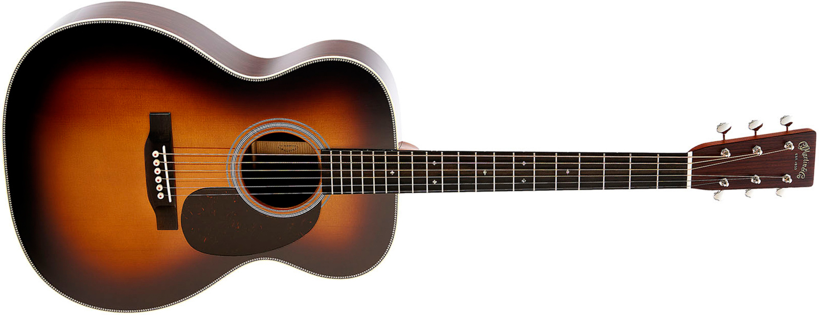 Martin 00028 Standard Golden Era 000 Shsc Epicea Palissandre Eb - Gloss 1935 Sunburst - Folk guitar - Main picture
