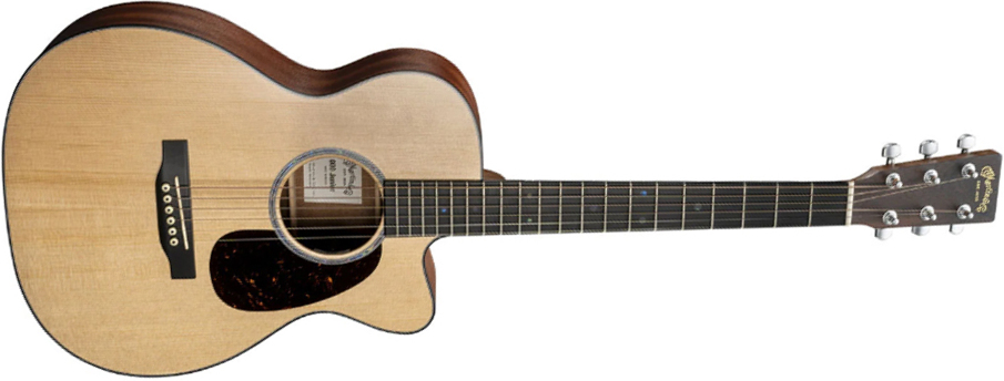 Martin 000cjre Junior 000 15/16 Pan Coupe Epicea Sapele Ric - Natural Satin - Folk guitar - Main picture