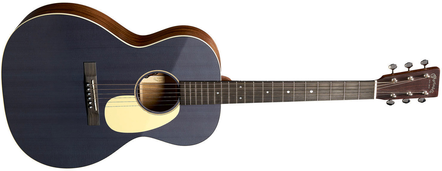 Martin 00l16e 00 Shsc Epicea Acajou Eb - Blue Denim - Folk guitar - Main picture