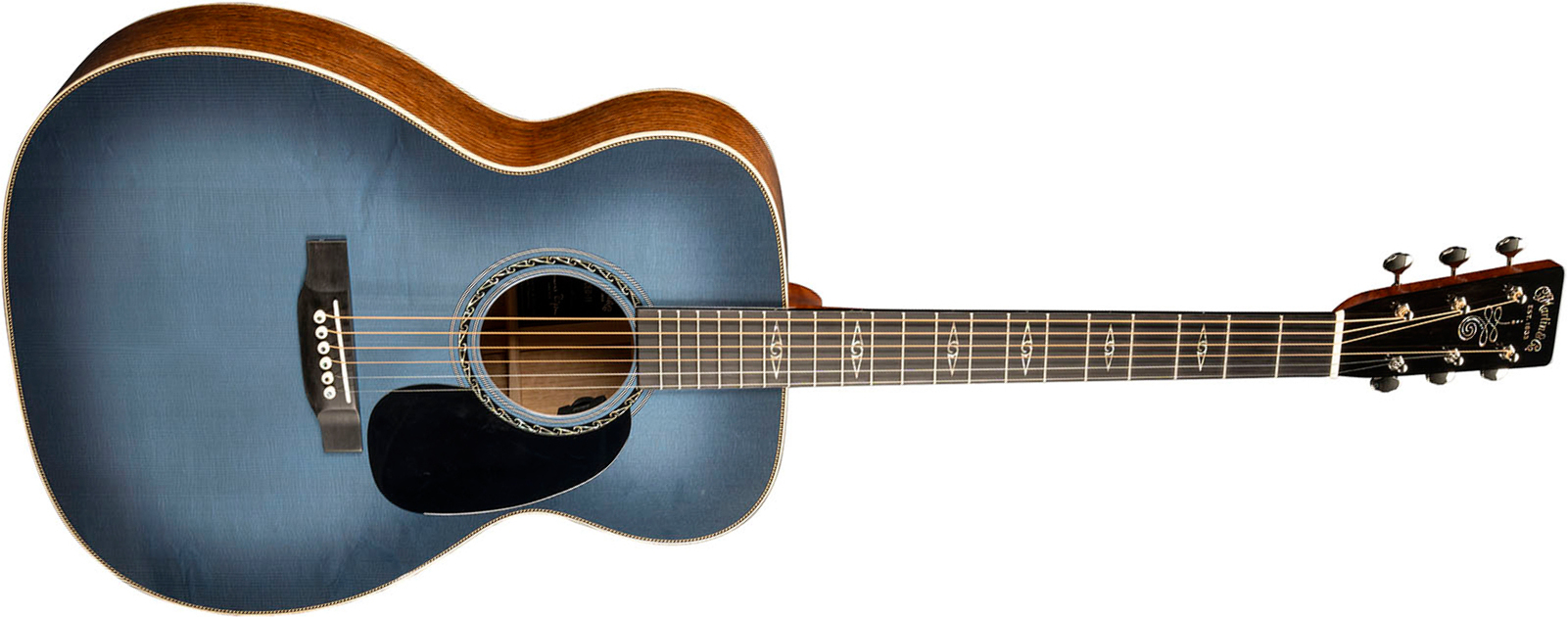 Martin Ceo11 Ltd Grand Auditorium Epicea Chene Rw - New Horizons Blue Burst - Folk guitar - Main picture