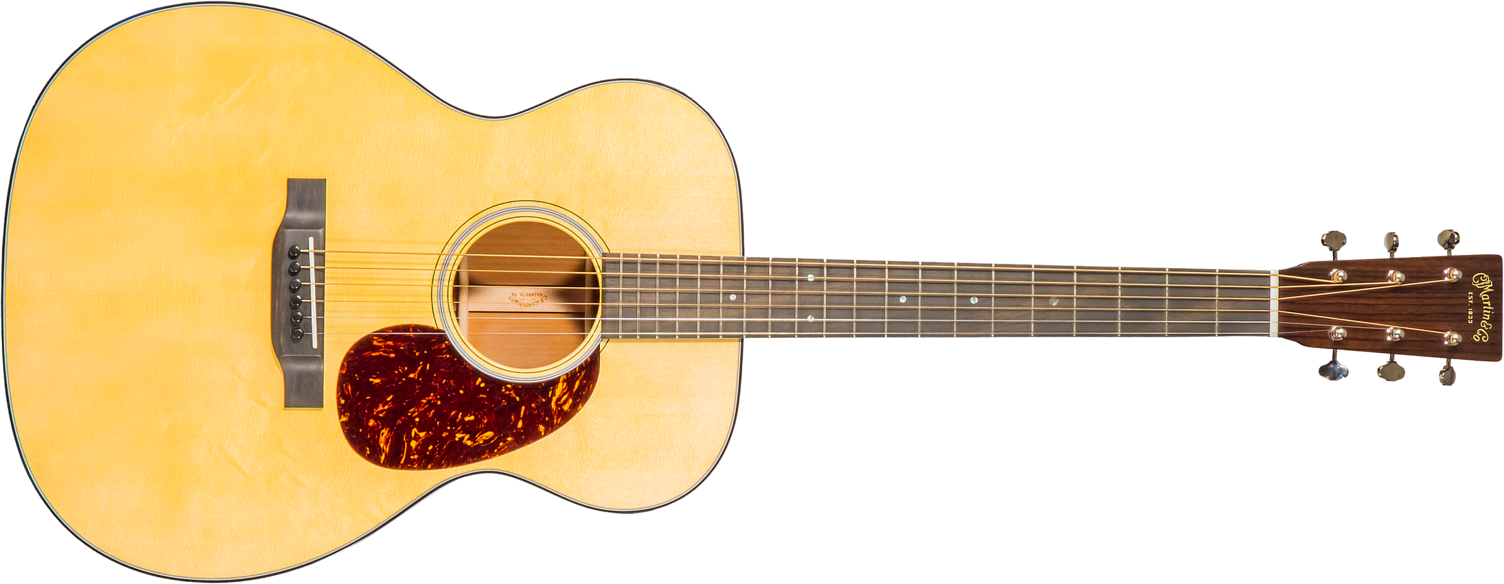 Martin Custom Shop 000-18 Cs-000-c21101911 Epicea Acajou Eb #2681195 - Natural Clear - Acoustic guitar & electro - Main picture