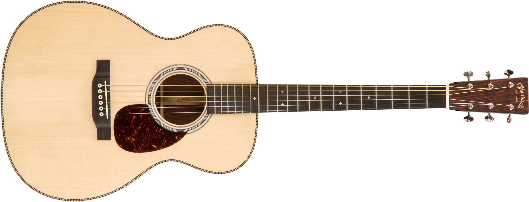 Martin Custom Shop 000 Epicea Adirondack Cocobolo Eb #2375252 - Natural - Acoustic guitar & electro - Main picture