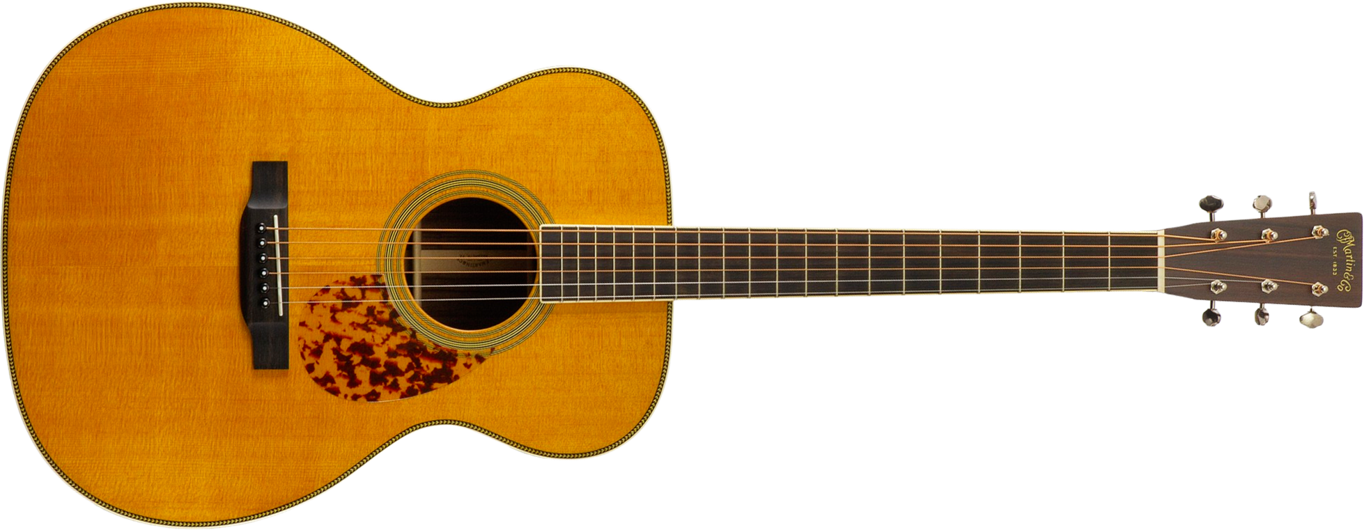 Martin Custom Shop 000 Epicea Adirondack / Palissandre Indian Eb #2703350 - Natural Aging Toner - Folk guitar - Main picture