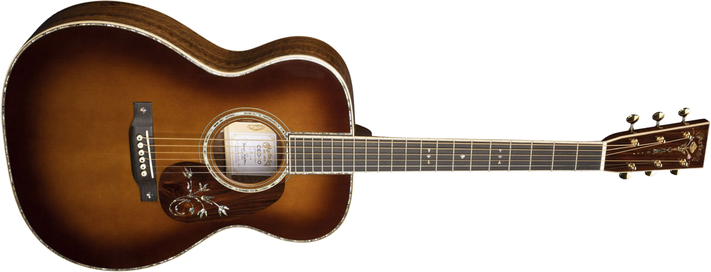 Martin Custom Shop Ceo-10 Ltd Auditorium Epicea Palissandre Eb - 1933 Ambertone - Acoustic guitar & electro - Main picture