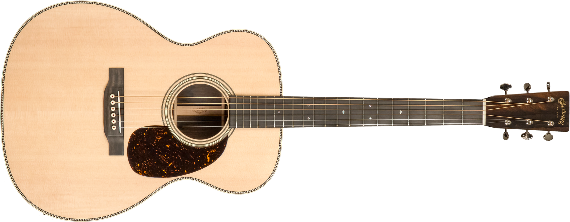 Martin Custom Shop Cs-000-c23035495 Epicea Ziricote Eb #2819079 - Natural - Folk guitar - Main picture