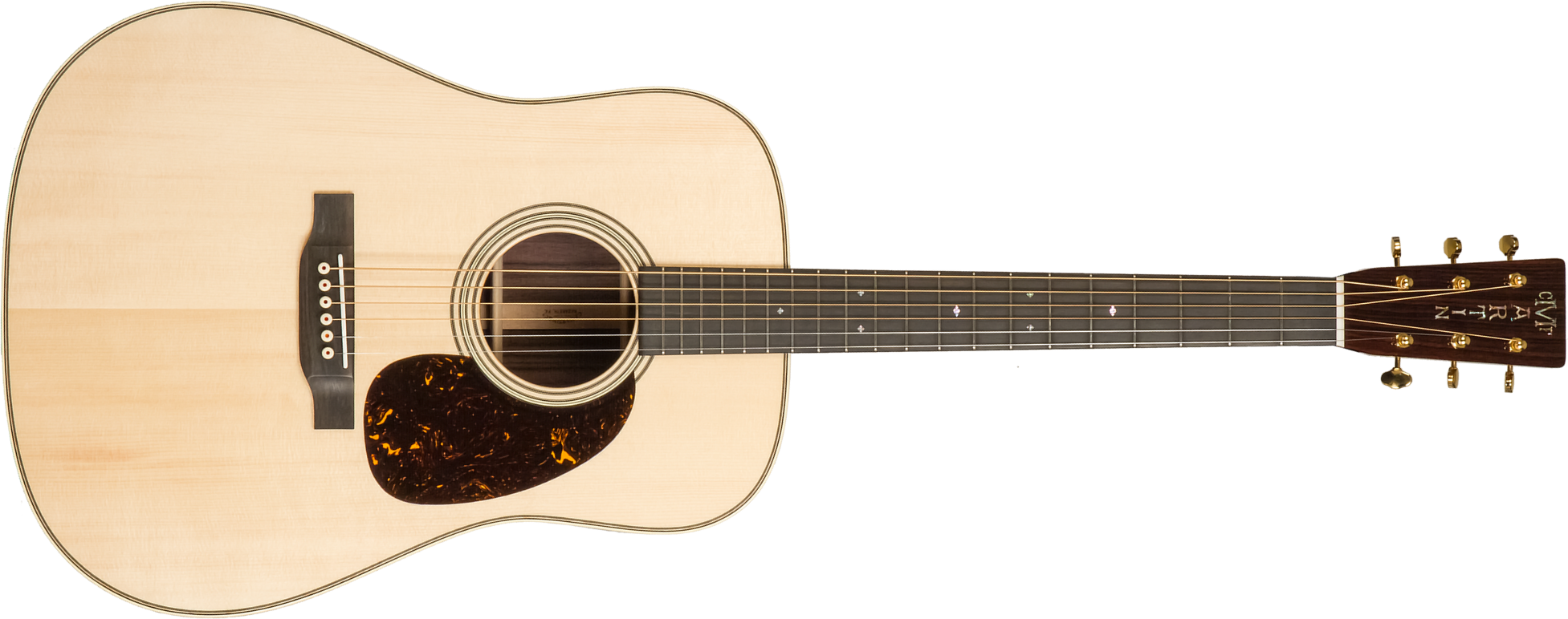 Martin Custom Shop Cs-d-c23036012 Dreadnought Epicea Adirondack Palissandre Eb #2814870 - Natural - Folk guitar - Main picture
