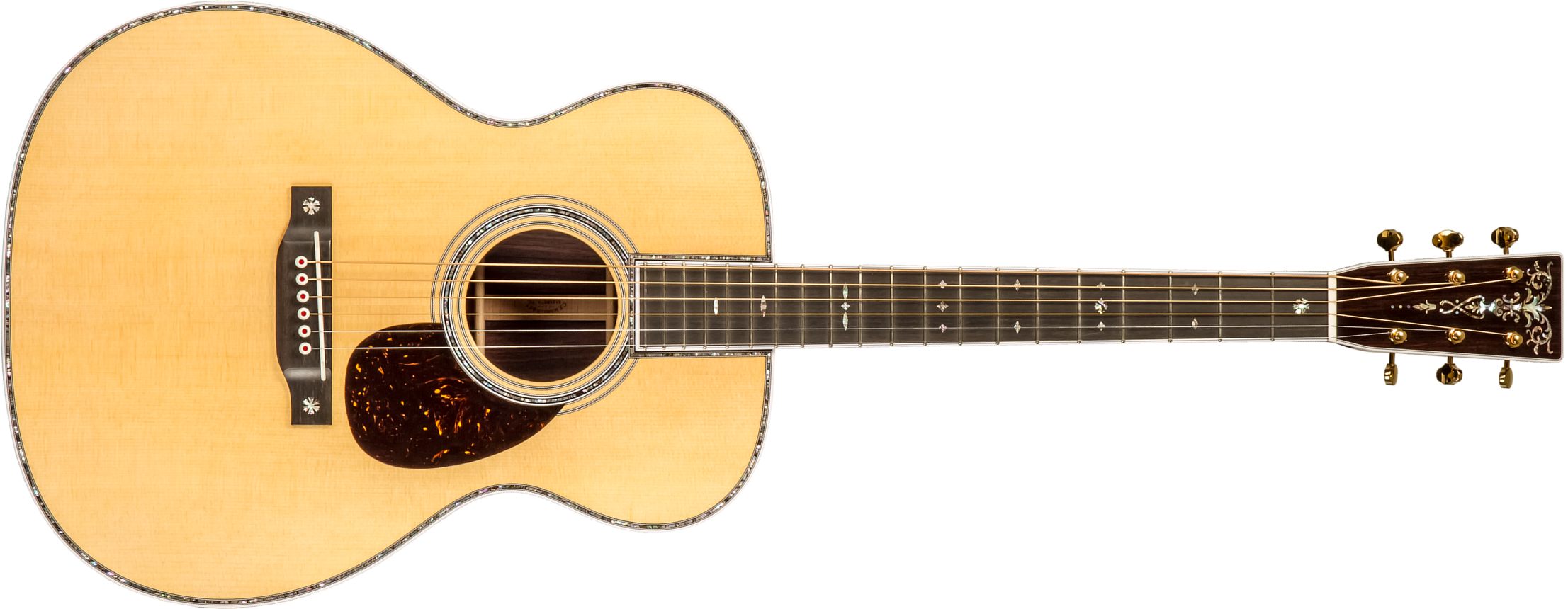 Martin Custom Shop Cs-om-c23036409 Orchestra Epicea Palissandre Eb #2814867 - Natural Aging Toner - Folk guitar - Main picture