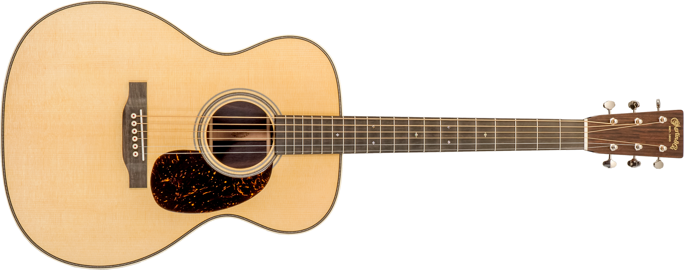 Martin Custom Shop Cs-om-c23036412 Orchestra Epicea Palissandre Eb #2816487 - Natural Aging Toner - Folk guitar - Main picture