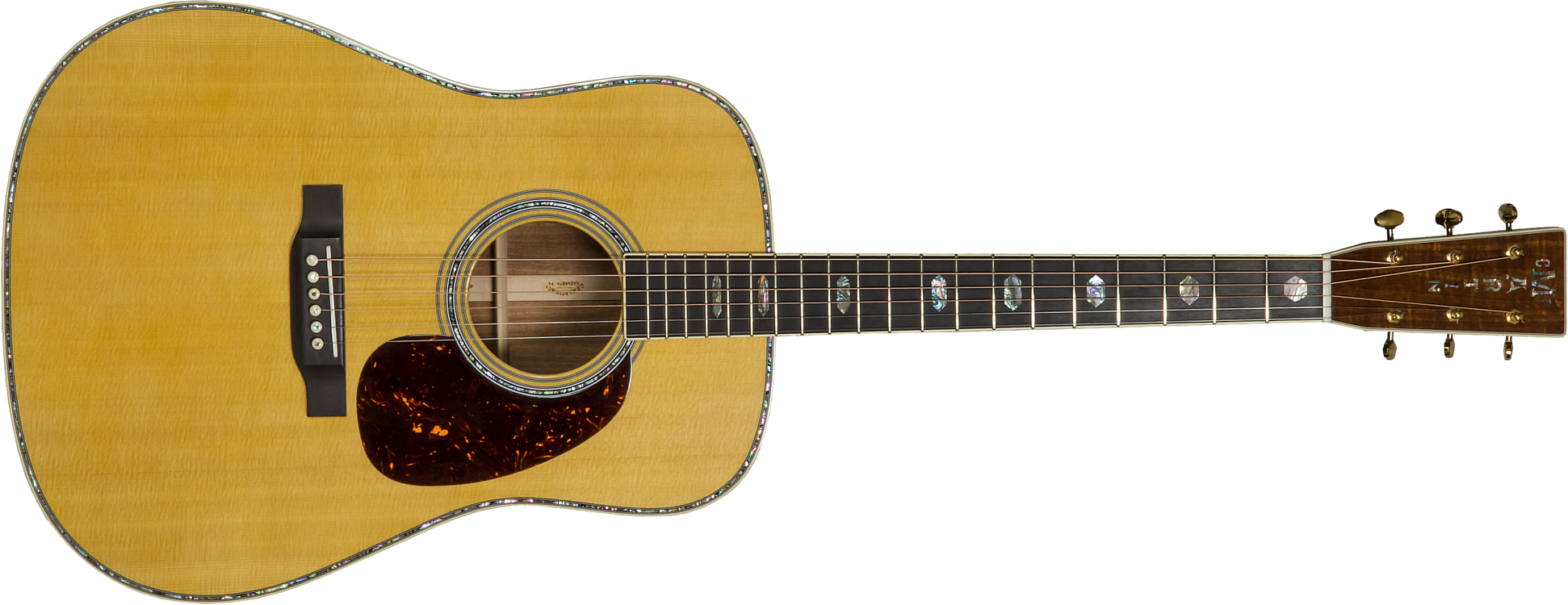 Martin Custom Shop Dreadnought Epicea Blackwood Eb #2375261 - Natural - Acoustic guitar & electro - Main picture