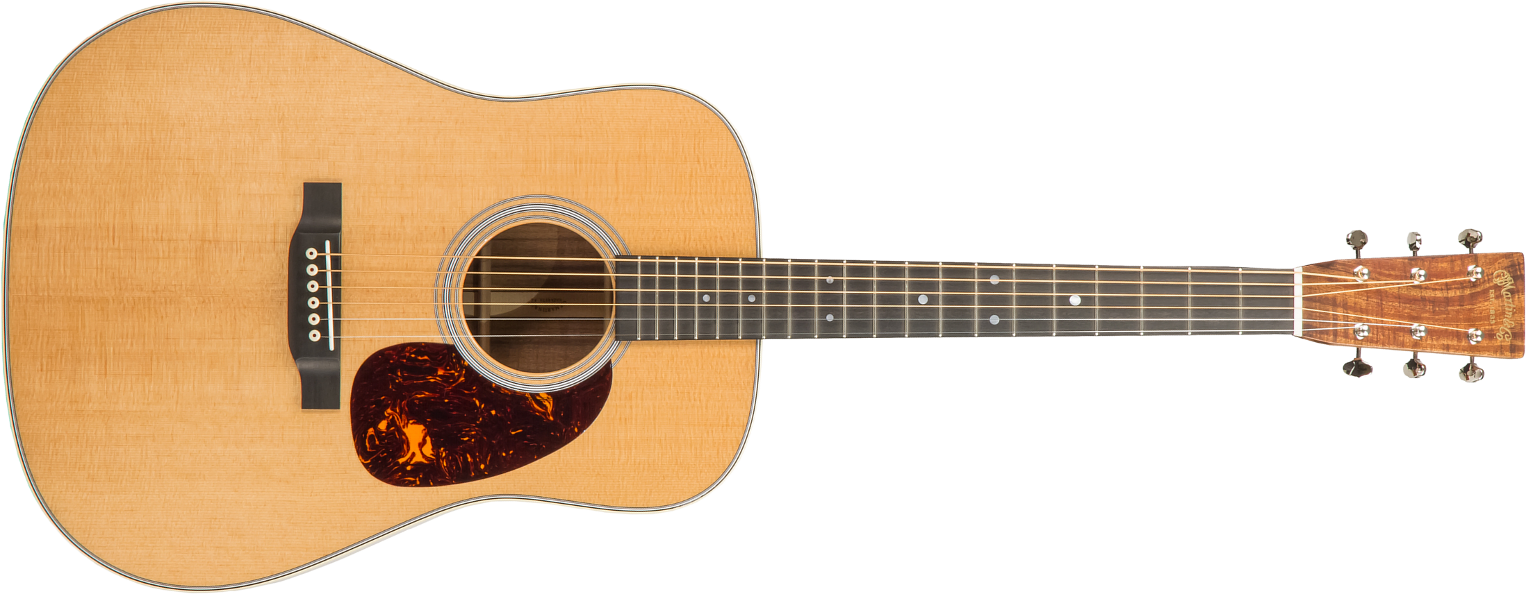 Martin Custom Shop Dreadnought Epicea Koa #2375258 - Natural - Acoustic guitar & electro - Main picture