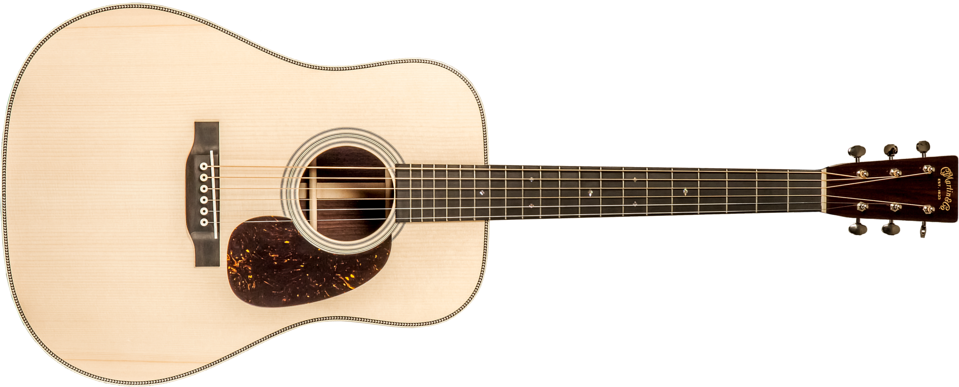 Martin Custom Shop Expert D-28 1937 Epicea Palissandre Eb 2747363 - Natural Vintage Low Gloss - Folk guitar - Main picture