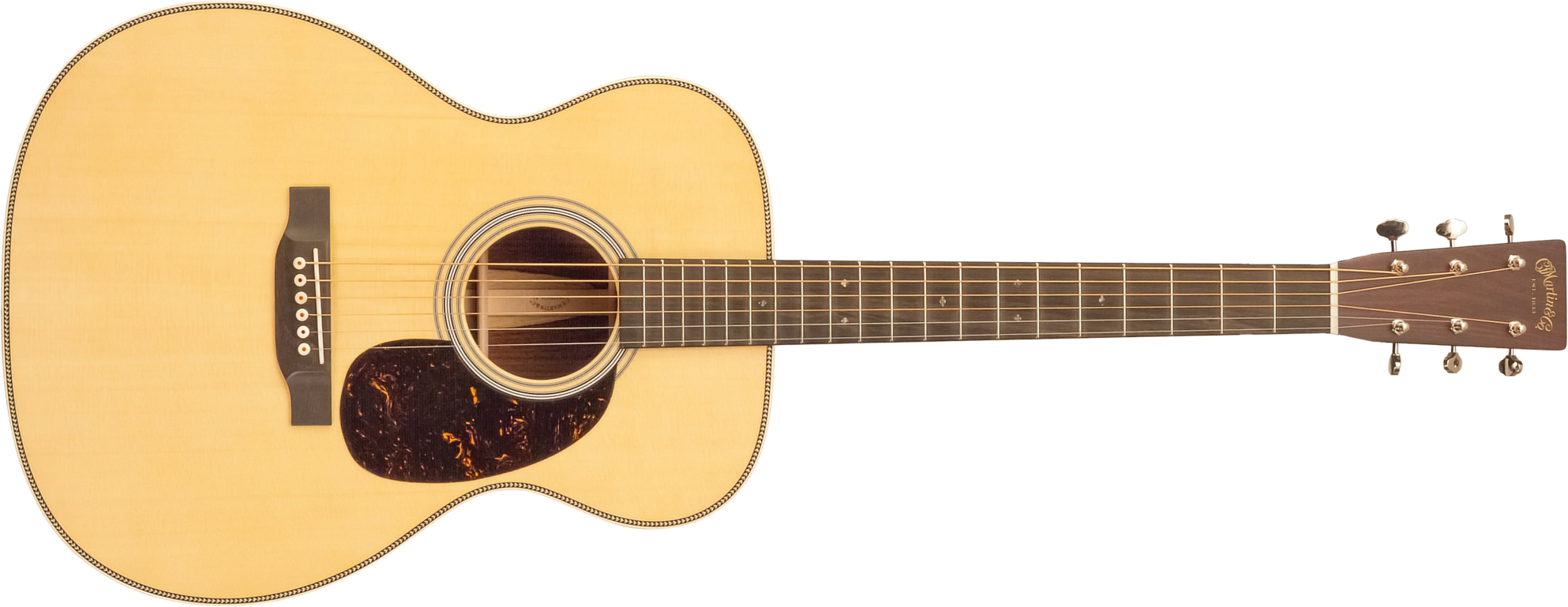 Martin Custom Shop Om Epicea Englemann / Palissandre Guatemala Eb #2964119 - Natural Aging Toner - Folk guitar - Main picture