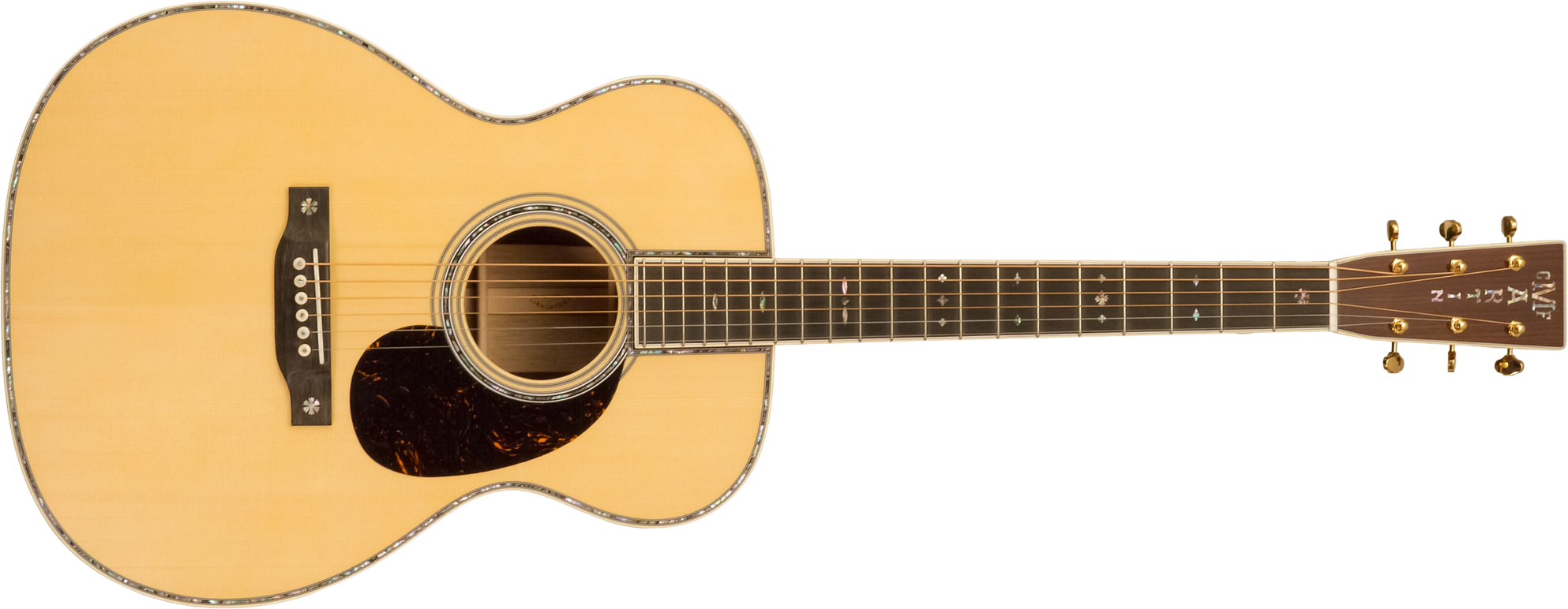 Martin Custom Shop Om Epicea Englemann / Palissandre Guatemala Eb #2969039 - Natural Aging Toner - Folk guitar - Main picture